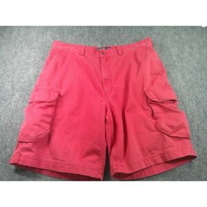 Polo Ralph Lauren Men's Red Size 38 Cotton Twill Cargo Shorts Utility Summer